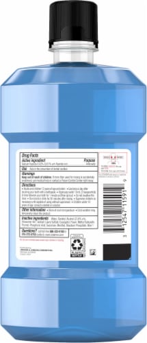 Listerine® Strong Teeth Mint Shield Anticavity Mouthwash Perspective: back
