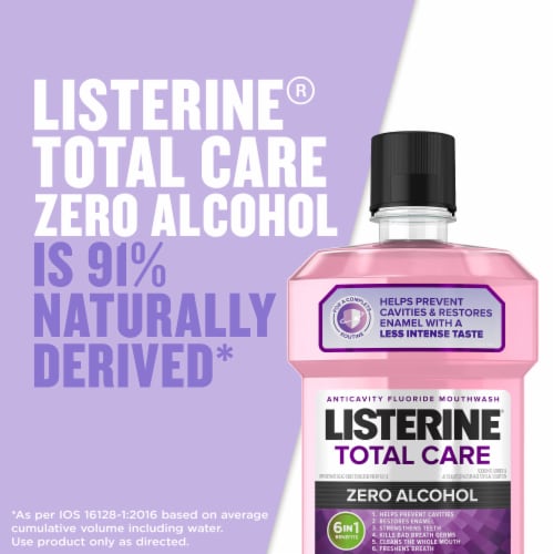 Listerine Total Care Zero Alcohol-Free Mouthwash Perspective: back