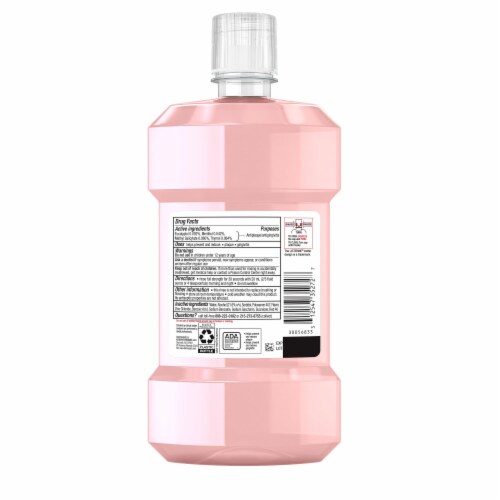 Listerine® Clinical Solutions Gum Health Icy Mint Antiplaque Antiseptic Mouthwash Perspective: back