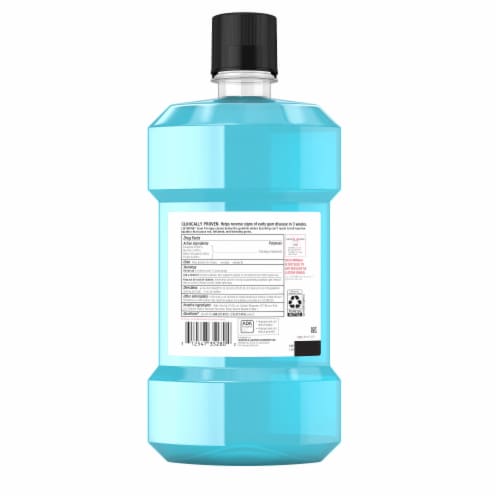 Listerine® Gum Therapy Antigingivtis Mouthwash Glacier Mint Perspective: back