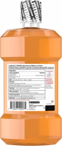 Listerine® Ultra Clean Fresh Citrus Antiseptic Mouthwash Perspective: back