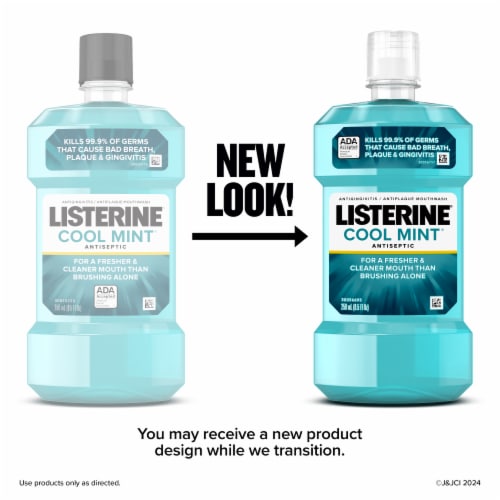 Listerine Cool Mint Antiseptic Mouthwash Perspective: back