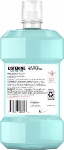 Listerine® Cool Mint® Zero Alcohol Mouthwash Perspective: back