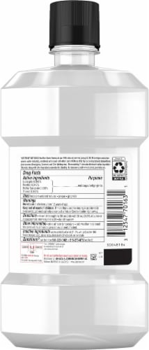Listerine® Naturals Herbal Mint Antiseptic Gum Restore Mouthwash Perspective: back