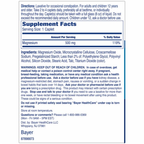 Phillips'® Laxative Caplets Perspective: back