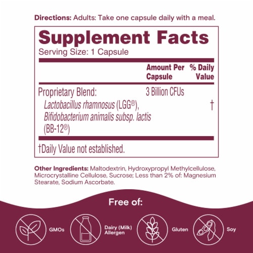 Phillips'® Probiotics Colon Health Daily Capsules Perspective: back