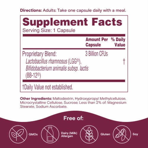 Phillips'® Probiotics Colon Health Daily Capsules Perspective: back