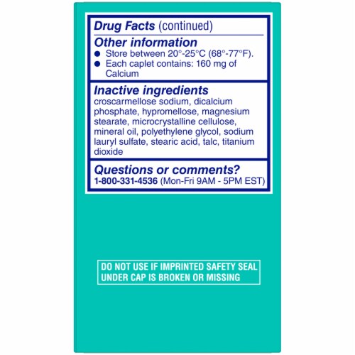 Midol Bloat Relief Caplets Perspective: back