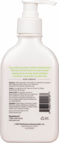 AmLactin® Daily 12% Lactic Acid Moisturizing Lotion Perspective: back