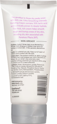 Amlactin® Ultra Smoothing 15% Lactic Acid Intensely Hydrating Cream Perspective: back