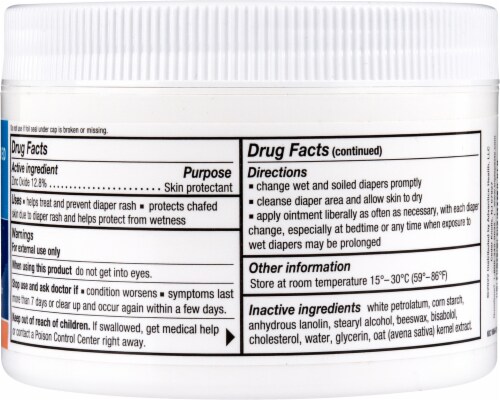 Triple Paste® Hypoallergenic Zinc Oxide Baby Diaper Rash Cream Perspective: back