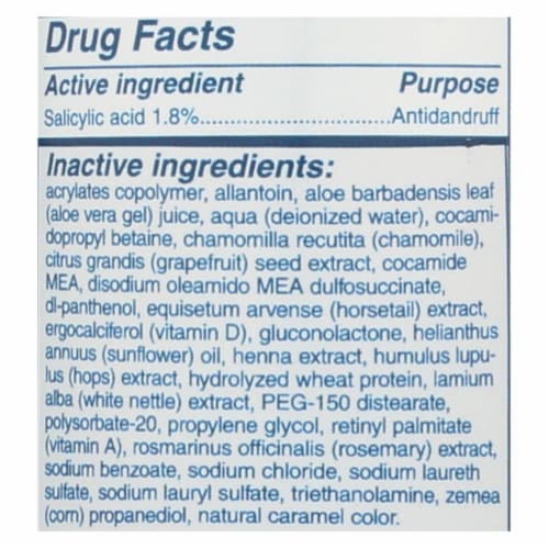 Home Health Unscented Everclean Antidandruff Shampoo Perspective: back
