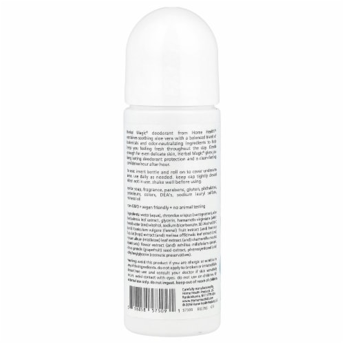 Herbal Magic Unscented Roll-On Deodorant Perspective: back