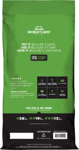 Worlds Best Cat Litter® Perspective: back