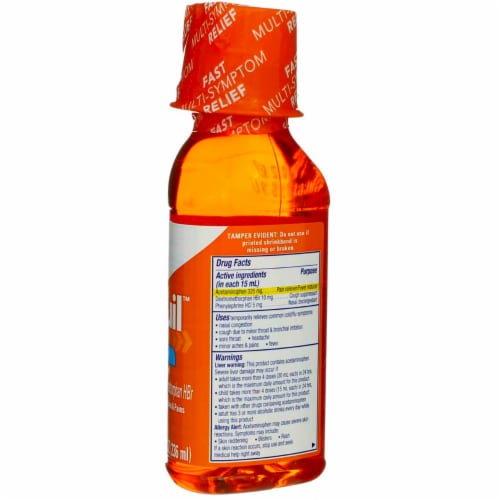 Vicks® DayQuil™ Cold & Flu Relief Perspective: back