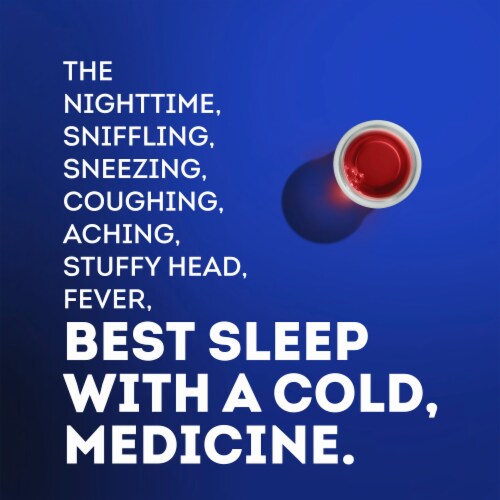Vicks NyQuil SEVERE Cold & Flu Medicine Perspective: back