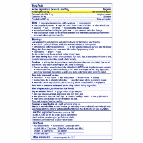 Vicks DayQuil Non-Drowsy Daytime Relief SEVERE Cold & Flu Medicine Perspective: back