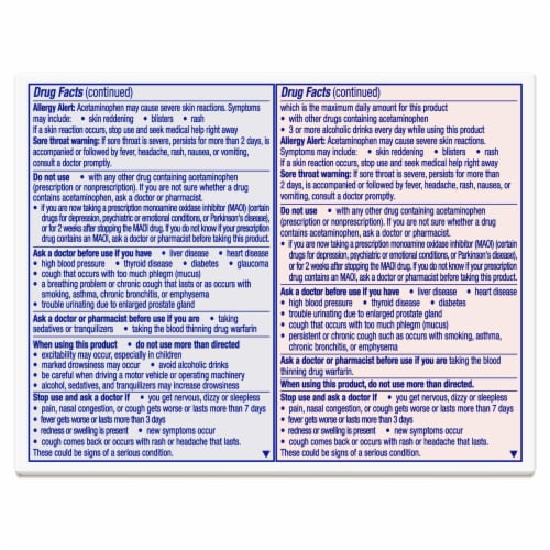 Vicks DayQuil & NyQuil Severe Liquicaps Combo Perspective: back