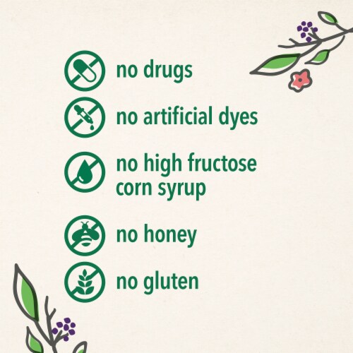 Vicks® Children’s Botanicals Berry Flavor Multi-Care Kids’ Cough Syrup Perspective: back