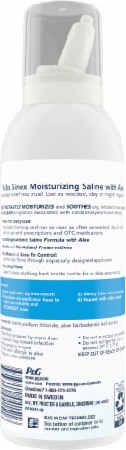 Vicks Sinex Moisturizing Saline Nasal Spray Perspective: back