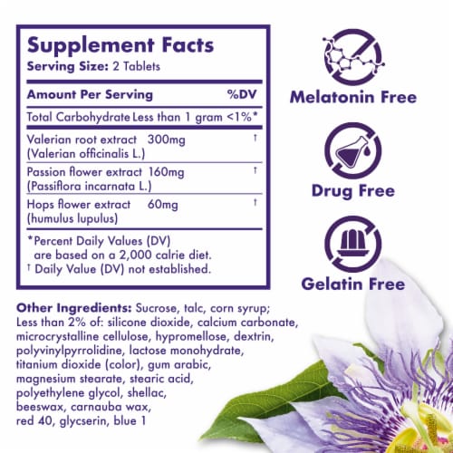 Vicks ZzzQuil Pure Zzz's Restorative Herbal Sleep Tablets Perspective: back