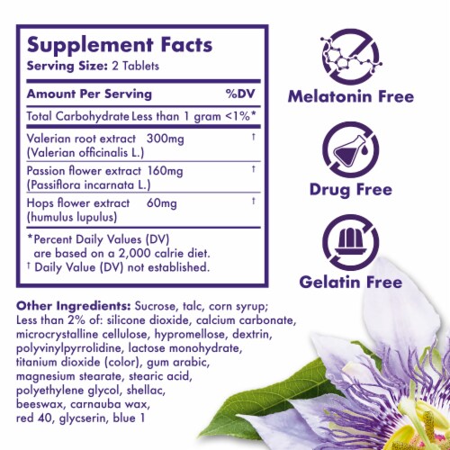 ZzzQuil PURE Zzzs Restorative Herbal Sleep Aid Tablets Perspective: back