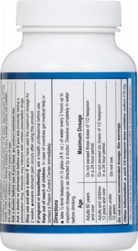 De La Cruz Sodium Bicarbonate Antacid Powder Perspective: back