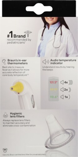 Braun ThermoScan 3 High Speed Compact Ear Thermometer Perspective: back