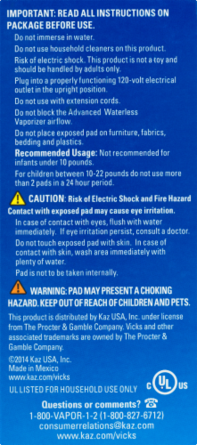 Vicks Advanced Waterless Vaporizer Perspective: back