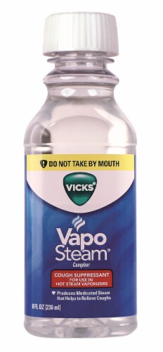 Vicks® VapoSteam® Cough Supressant Liquid Perspective: back