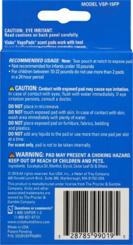Vicks® VapoPad® Refill Family Pack Perspective: back