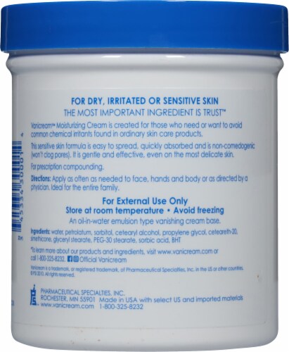 Vanicream™ Moisturizing Skin Cream Perspective: back