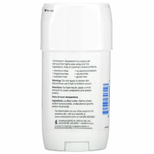 Vanicream™ Gel Deordorant for Sensitive Skin Perspective: back