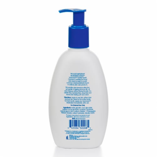Vanicream Gentle Facial Cleanser Perspective: back