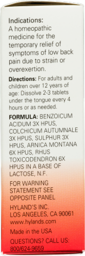 Hyland's Back Ache Relief Formula with Arnica Perspective: back
