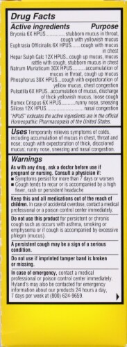 Hyland's Homeopathic 4Kids Cold & Mucus Perspective: back