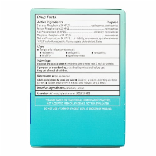 Hyland's® Calms Forte S;eep Aid Tablets Perspective: back