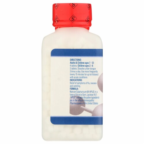 Hyland's Natrum Sulphuricum Tablets 500 Perspective: back