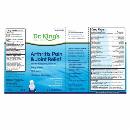 Dr. King's Arthritis Pain & Joint Relief Perspective: back