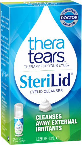 SteriLid Thera Tears Therapy for Your Eyes Eyelid Cleanser Perspective: back