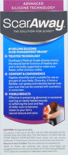 ScarAway® Silicone Scar Gel Perspective: back