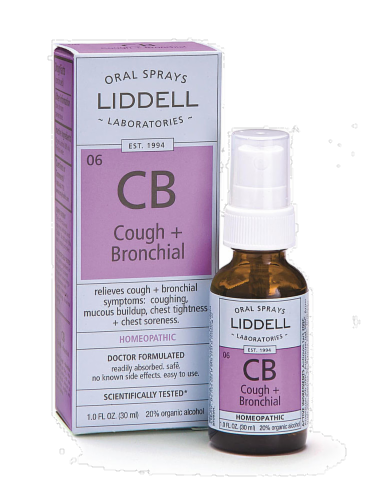 Liddell Laboratories Cough & Bronchial Spray Perspective: back
