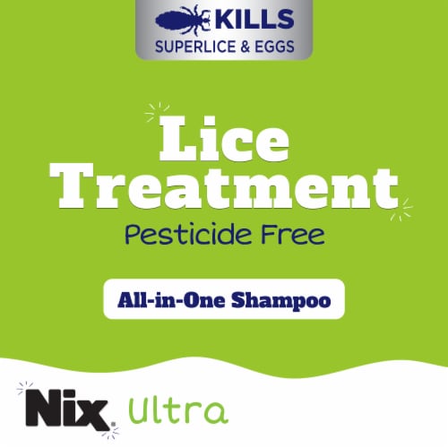 Nix All-in-One Ultra Lice Treatment Shampoo 4 fl oz Perspective: back