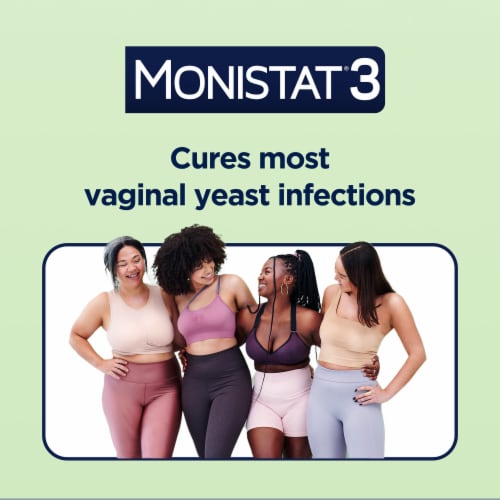 Monistat 3 3-Day Treatment Prefilled Cream Applicator Vaginal Antifungal 3 - 0.18 oz Each Perspective: back
