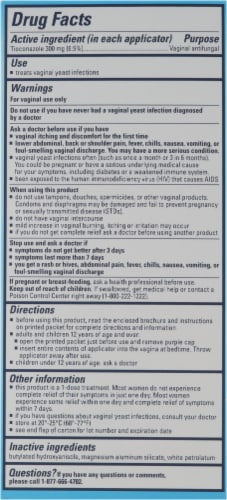 Monistat® 1-Day Yeast Infection Treatment Perspective: back