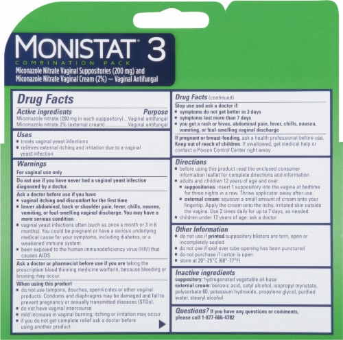 Monistat® Cream Perspective: back
