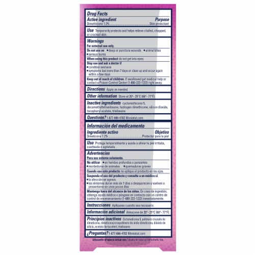 Monistat® Care™ Chafing Relief Powder Gel Perspective: back