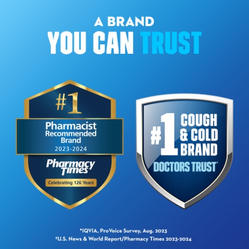 Mucinex Fast Max DM Max & Mucinex Nightshift Cold & Flu Liquids Perspective: back