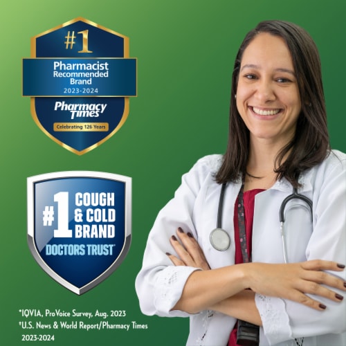 Mucinex Fast-Max DM Cough Suppressant & Expectorant Liquid Perspective: back