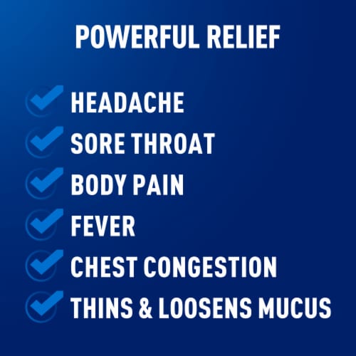 Mucinex® Rapid Clear™ Pain Headache & Mucus Relief Acetaminophen Caplets Perspective: back